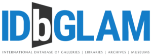 IDbGLAM logo, International Database of Galleries, Libraries, Archives, and Museums