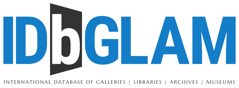 IDbGLAM logo, International Database of Galleries, Libraries, Archives, and Museums