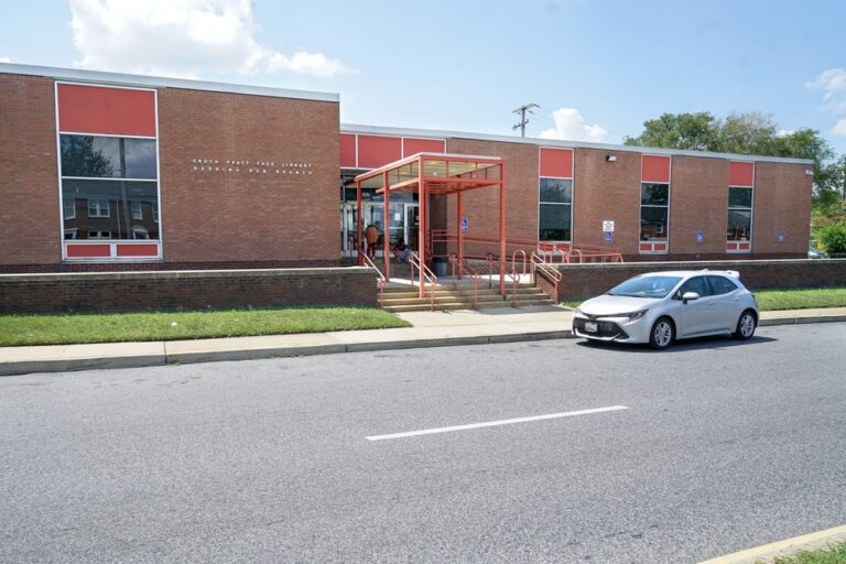 Herring Run Branch exterior entrance 768x512